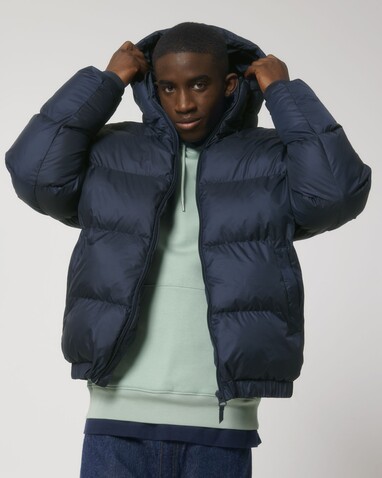 Puffer - French Navy - XXL bedrucken, Art.-Nr. STJU840C7272X
