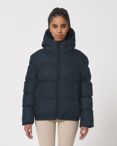 Puffer - Die Oversized Unisex-Steppjacke - French Navy - XXL bedrucken, Art.-Nr. STJU840C7272X