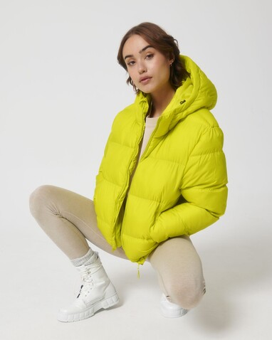 Puffer - Lime Flash - M bedrucken, Art.-Nr. STJU840C0821M