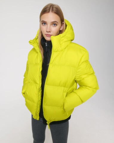 Puffer - Lime Flash - M bedrucken, Art.-Nr. STJU840C0821M