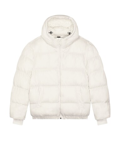 Puffer - Die Oversized Unisex-Steppjacke - Off White - XS bedrucken, Art.-Nr. STJU840C018XS