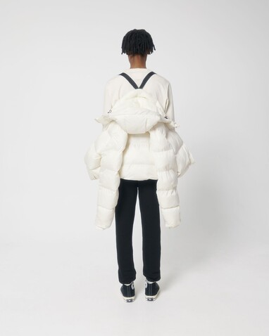 Puffer - Die Oversized Unisex-Steppjacke - Off White - XS bedrucken, Art.-Nr. STJU840C018XS
