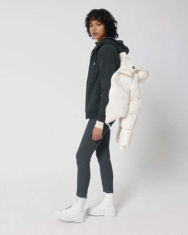 Puffer - Die Oversized Unisex-Steppjacke - Off White - XS bedrucken, Art.-Nr. STJU840C018XS