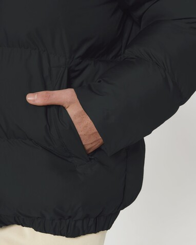 Puffer - Die Oversized Unisex-Steppjacke - Black - XS bedrucken, Art.-Nr. STJU840C002XS