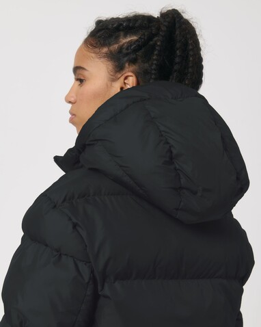 Puffer - Die Oversized Unisex-Steppjacke - Black - XS bedrucken, Art.-Nr. STJU840C002XS