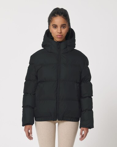 Puffer - Die Oversized Unisex-Steppjacke - Black - XXS bedrucken, Art.-Nr. STJU840C0022S