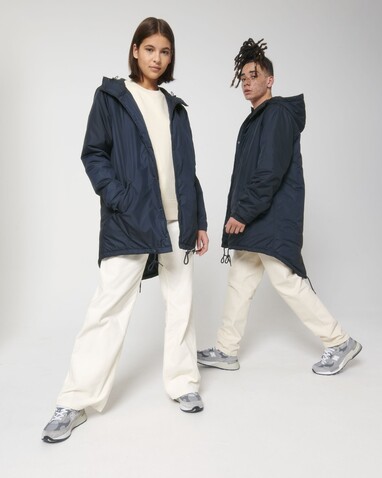 Padded Parker - French Navy - M bedrucken, Art.-Nr. STJU841C7271M
