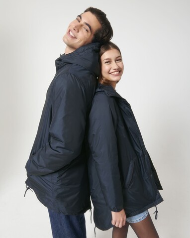 Padded Parker - French Navy - M bedrucken, Art.-Nr. STJU841C7271M