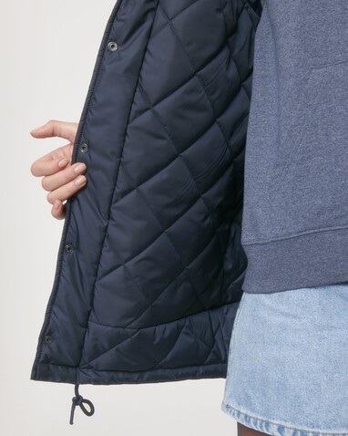 Padded Parker - Der Unisex-Parka wattiert - French Navy - S bedrucken, Art.-Nr. STJU841C7271S