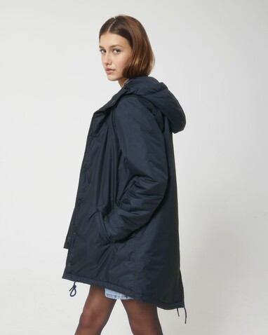 Padded Parker - Der Unisex-Parka wattiert - French Navy - S bedrucken, Art.-Nr. STJU841C7271S