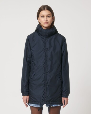 Padded Parker - Der Unisex-Parka wattiert - French Navy - S bedrucken, Art.-Nr. STJU841C7271S