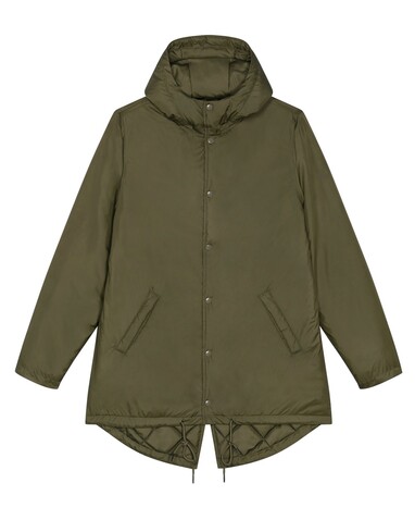 Padded Parker - British Khaki - XL bedrucken, Art.-Nr. STJU841C0081X