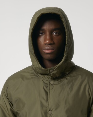 Padded Parker - Der Unisex-Parka wattiert - British Khaki - S bedrucken, Art.-Nr. STJU841C0081S