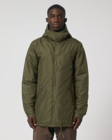 Padded Parker - British Khaki - XL bedrucken, Art.-Nr. STJU841C0081X