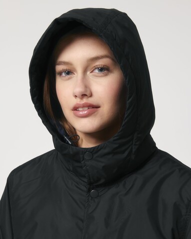 Padded Parker - Der Unisex-Parka wattiert - Black - M bedrucken, Art.-Nr. STJU841C0021M
