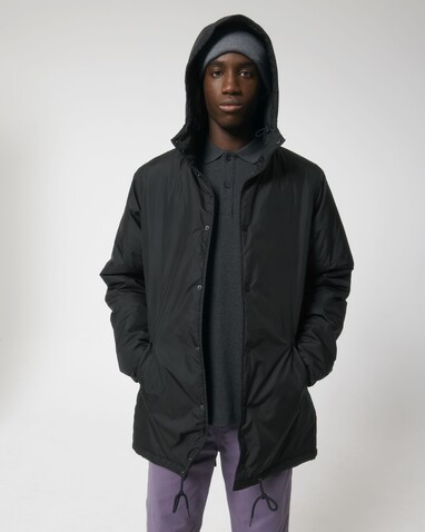 Padded Parker - Black - XXL bedrucken, Art.-Nr. STJU841C0022X