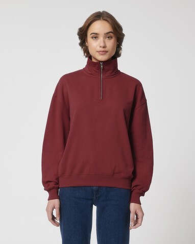 Miller Dry - Das Boxy Unisex-Sweatshirt mit kurzem Reißverschluss und trockenem Griff - Red Earth - XL bedrucken, Art.-Nr. STSU795C0861X Miller Dry - Das Boxy Unisex-Sweatshirt mit kurzem Reißverschluss und trockenem Griff - Red Earth - XL bedrucken, Art.-Nr. STSU795C0861X