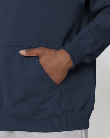 Cooper Dry - Der Boxy Unisex-Hoodie mit trockenem Griff - French Navy - XXL bedrucken, Art.-Nr. STSU797C7272X
