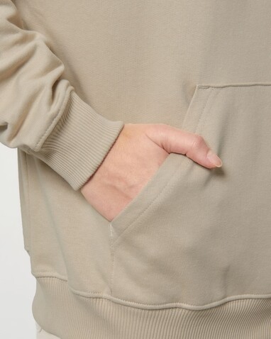 Cooper Dry - Der Boxy Unisex-Hoodie mit trockenem Griff - Desert Dust - L bedrucken, Art.-Nr. STSU797C0281L