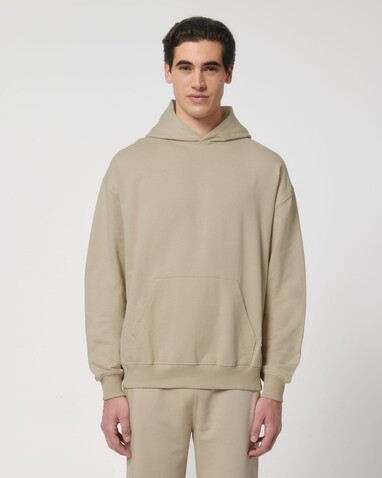 Cooper Dry - Der Boxy Unisex-Hoodie mit trockenem Griff - Desert Dust - L bedrucken, Art.-Nr. STSU797C0281L