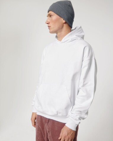Cooper Dry - Der Boxy Unisex-Hoodie mit trockenem Griff - White - XL bedrucken, Art.-Nr. STSU797C0011X
