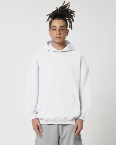 Cooper Dry - Der Boxy Unisex-Hoodie mit trockenem Griff - White - S bedrucken, Art.-Nr. STSU797C0011S