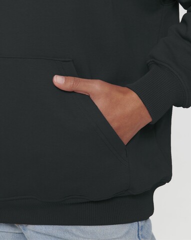 Cooper Dry - Der Boxy Unisex-Hoodie mit trockenem Griff - Black - L bedrucken, Art.-Nr. STSU797C0021L