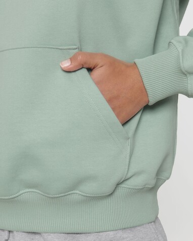 Cooper Dry - Der Boxy Unisex-Hoodie mit trockenem Griff - Aloe - XL bedrucken, Art.-Nr. STSU797C0891X