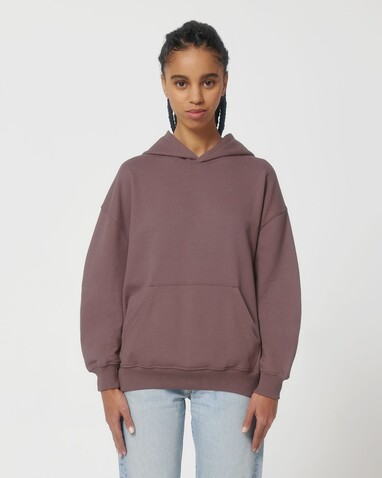 Cooper Dry - Der Boxy Unisex-Hoodie mit trockenem Griff - Kaffa Coffee - XS bedrucken, Art.-Nr. STSU797C085XS