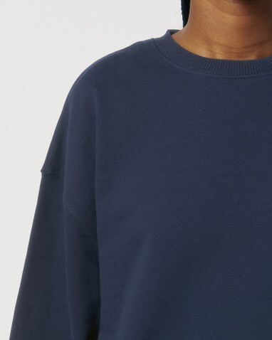 Ledger Dry - Das Boxy Rundhals-Unisex-Sweatshirt mit trockenem Griff - French Navy - S bedrucken, Art.-Nr. STSU798C7271S