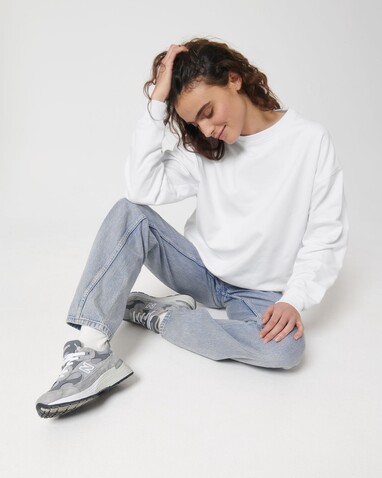 Ledger Dry - Das Boxy Rundhals-Unisex-Sweatshirt mit trockenem Griff - White - 3XL bedrucken, Art.-Nr. STSU798C0013X Ledger Dry - Das Boxy Rundhals-Unisex-Sweatshirt mit trockenem Griff - White - 3XL bedrucken, Art.-Nr. STSU798C0013X