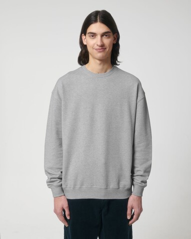 Ledger Dry - Das Boxy Rundhals-Unisex-Sweatshirt mit trockenem Griff - Heather Grey - XL bedrucken, Art.-Nr. STSU798C2501X Ledger Dry - Das Boxy Rundhals-Unisex-Sweatshirt mit trockenem Griff - Heather Grey - XL bedrucken, Art.-Nr. STSU798C2501X