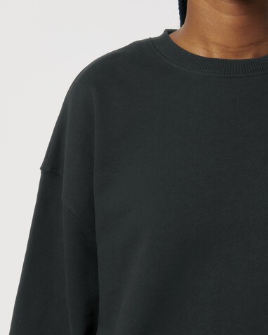 Ledger Dry - Das Boxy Rundhals-Unisex-Sweatshirt mit trockenem Griff - Black - XS bedrucken, Art.-Nr. STSU798C002XS