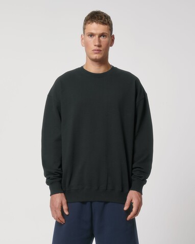 Ledger Dry - Das Boxy Rundhals-Unisex-Sweatshirt mit trockenem Griff - Black - XL bedrucken, Art.-Nr. STSU798C0021X