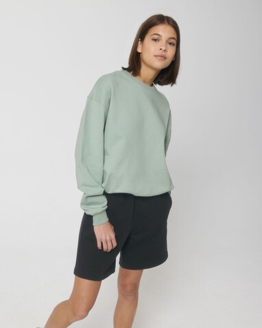Ledger Dry - Das Boxy Rundhals-Unisex-Sweatshirt mit trockenem Griff - Aloe - XXS bedrucken, Art.-Nr. STSU798C0892S Ledger Dry - Das Boxy Rundhals-Unisex-Sweatshirt mit trockenem Griff - Aloe - XXS bedrucken, Art.-Nr. STSU798C0892S