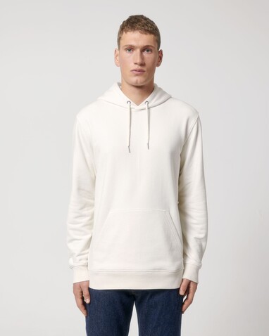 RE-Cruiser - Der Unisex-Hoodie mit trockenem Griff aus recycelter Baumwolle - RE-White - XXS bedrucken, Art.-Nr. STSU800C6022S