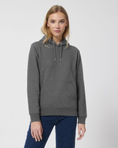 RE-Cruiser - Der Unisex-Hoodie mit trockenem Griff aus recycelter Baumwolle - RE-Black - XS bedrucken, Art.-Nr. STSU800C600XS