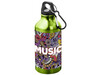 Oregon 400 ml Trinkflasche mit Karabiner, apfelgrün bedrucken, Art.-Nr. 10000200