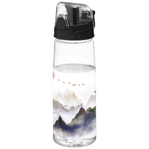 Capri 700 ml Tritan™ Sportflasche, transparent klar bedrucken, Art.-Nr. 10031301