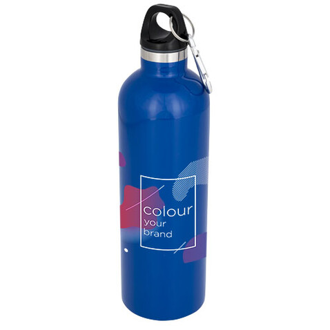 Atlantic 530 ml Vakuum Isolierflasche, blau bedrucken, Art.-Nr. 10052803