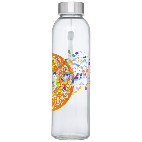 Bodhi 500 ml Glas-Sportflasche, rot bedrucken, Art.-Nr. 10065621