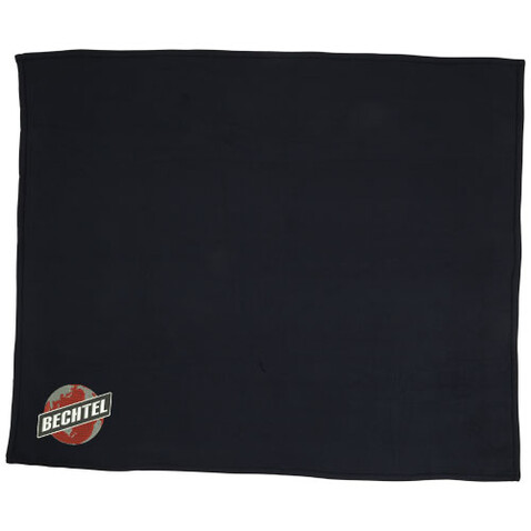 Springwood Decke aus weichem Fleece und Sherpa-Plaid, navy, offwhite bedrucken, Art.-Nr. 11280903