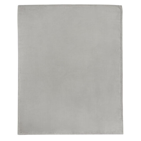 Lily GRS zertifizierte, RPET Decke aus Coral Fleece, grau bedrucken, Art.-Nr. 11319182