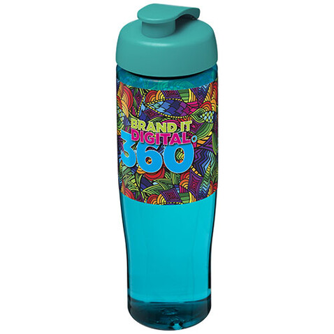 H2O Active® Tempo 700 ml Sportflasche mit Klappdeckel, aquablau bedrucken, Art.-Nr. 21004021 H2O Active® Tempo 700 ml Sportflasche mit Klappdeckel, aquablau bedrucken, Art.-Nr. 21004021
