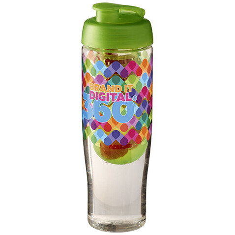 H2O Active® Tempo 700 ml Sportflasche mit Klappdeckel und Infusor, transparent, limone bedrucken, Art.-Nr. 21004103 H2O Active® Tempo 700 ml Sportflasche mit Klappdeckel und Infusor, transparent, limone bedrucken, Art.-Nr. 21004103