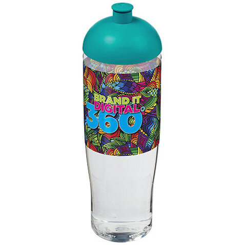 H2O Active® Tempo 700 ml Sportflasche mit Stülpdeckel, transparent, aquablau bedrucken, Art.-Nr. 21004205 H2O Active® Tempo 700 ml Sportflasche mit Stülpdeckel, transparent, aquablau bedrucken, Art.-Nr. 21004205