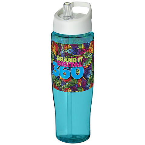 H2O Active® Tempo 700 ml Sportflasche mit Ausgussdeckel, aquablau, weiss bedrucken, Art.-Nr. 21004413 H2O Active® Tempo 700 ml Sportflasche mit Ausgussdeckel, aquablau, weiss bedrucken, Art.-Nr. 21004413