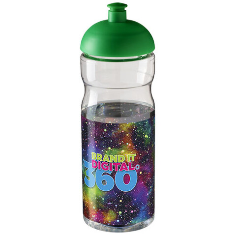 H2O Active® Base 650 ml Sportflasche mit Stülpdeckel, transparent, grün bedrucken, Art.-Nr. 21004706 H2O Active® Base 650 ml Sportflasche mit Stülpdeckel, transparent, grün bedrucken, Art.-Nr. 21004706