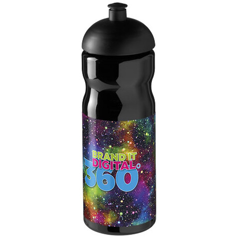 H2O Active® Base 650 ml Sportflasche mit Stülpdeckel, schwarz bedrucken, Art.-Nr. 21004711 H2O Active® Base 650 ml Sportflasche mit Stülpdeckel, schwarz bedrucken, Art.-Nr. 21004711