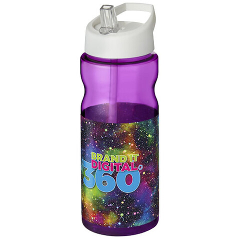 H2O Active® Base 650 ml Sportflasche mit Ausgussdeckel, lila, weiss bedrucken, Art.-Nr. 21004913 H2O Active® Base 650 ml Sportflasche mit Ausgussdeckel, lila, weiss bedrucken, Art.-Nr. 21004913